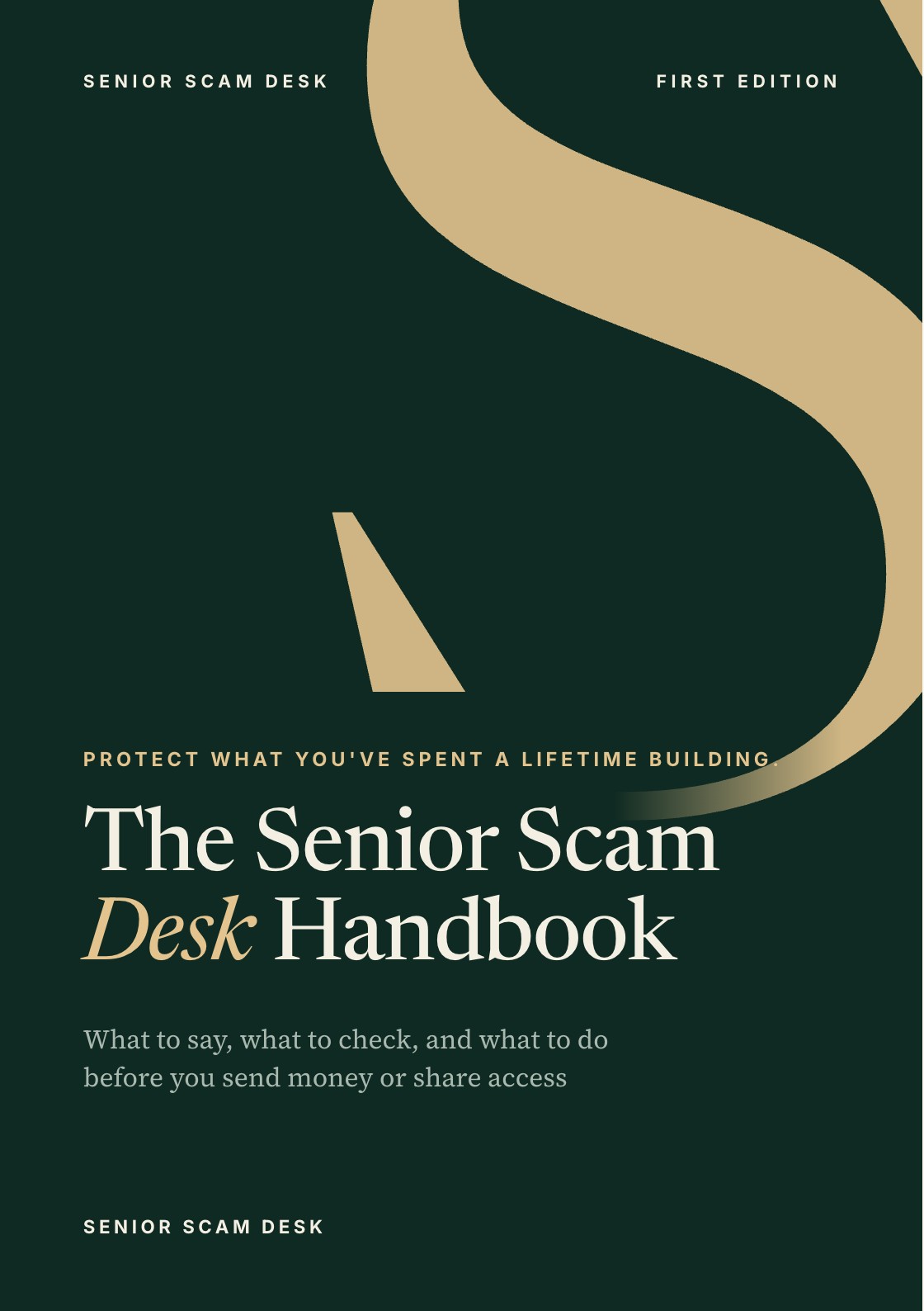 The Senior Scam Desk Handbook — Senior Scam Desk